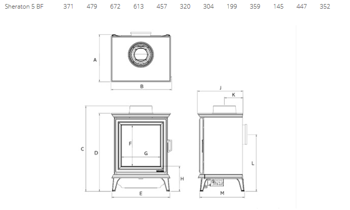 Gazco Sheraton 5 Balanced Flue Gas Stove