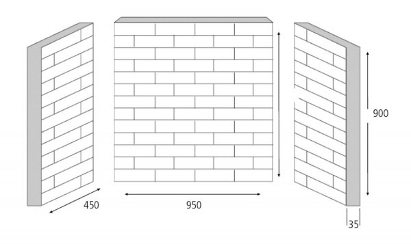 Staggered Oyster Slate Block chamber