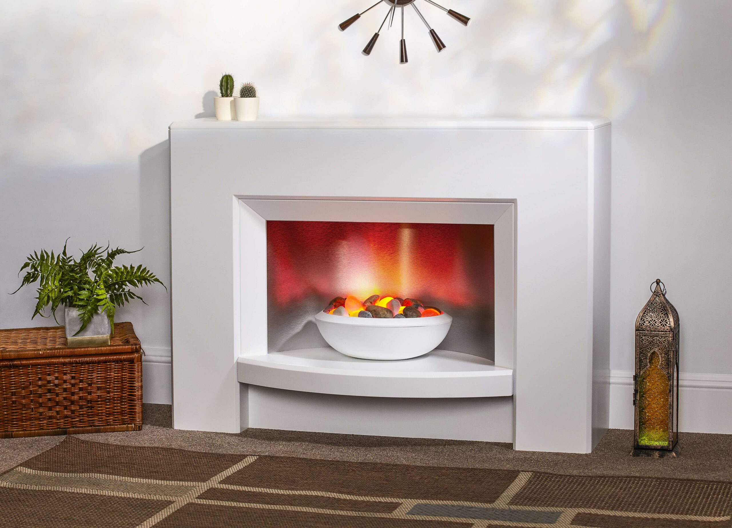 Aspect Electric Fireplace Suite