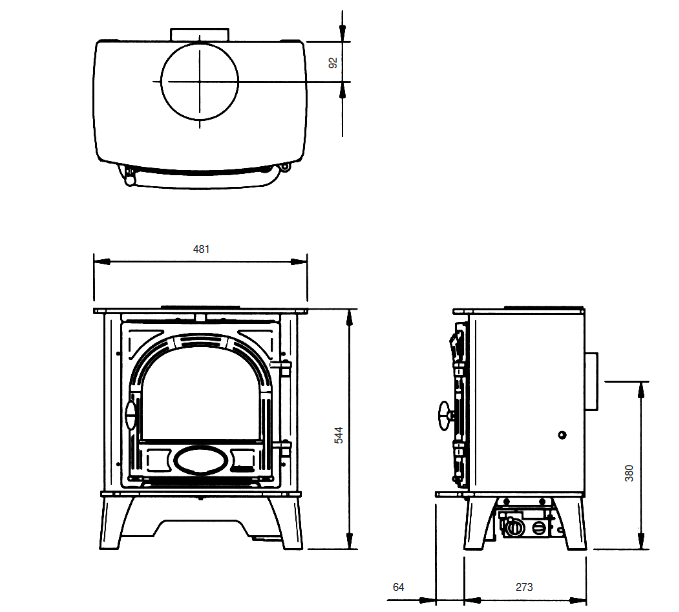 Gazco Stockton 5 Gas Stove