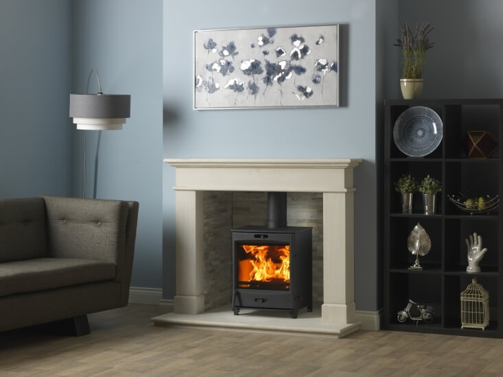Sunvision 8 (8kW) DEFRA & SIA Ecodesign wood burning stove