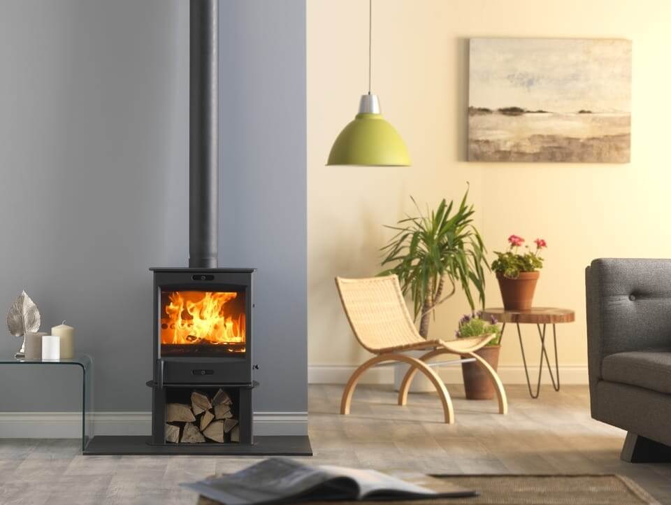 Sunvision 8 (8kW) DEFRA & SIA Ecodesign wood burning stove