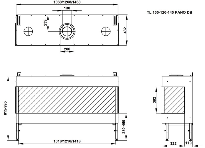 Vision Trimline TL120P Panoramic