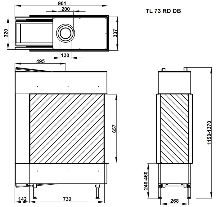 Vision Trimline TL73RD Room Divider
