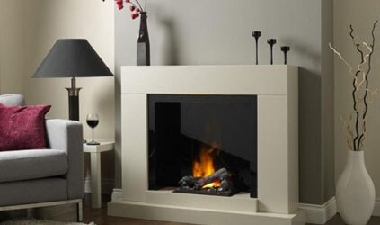Katell Verama free standing electric fire suite
