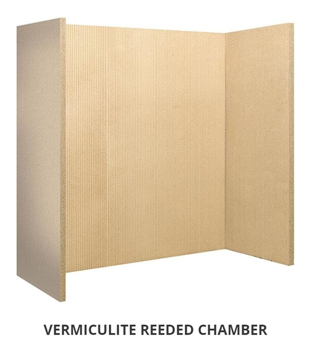 Vermiculite Reeded chamber (set of 4)