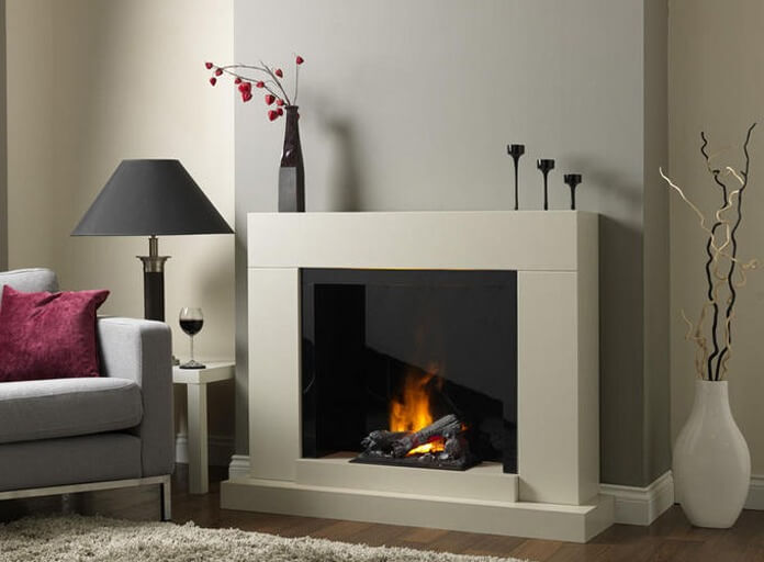Katell Verama free standing electric fire suite