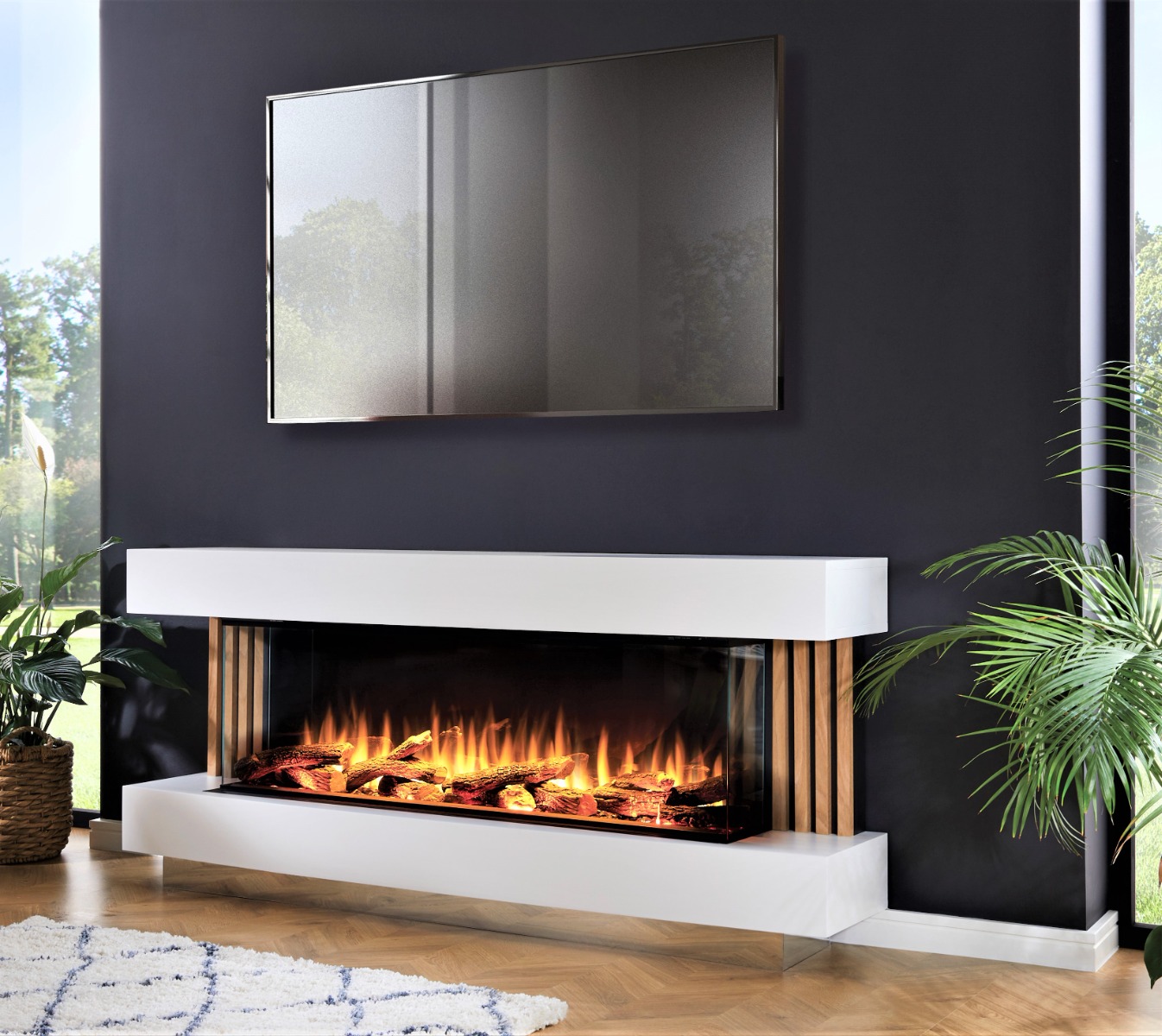 KATELL VISTO 1700 LED FLOOR STANDING ELECTRIC SUITE