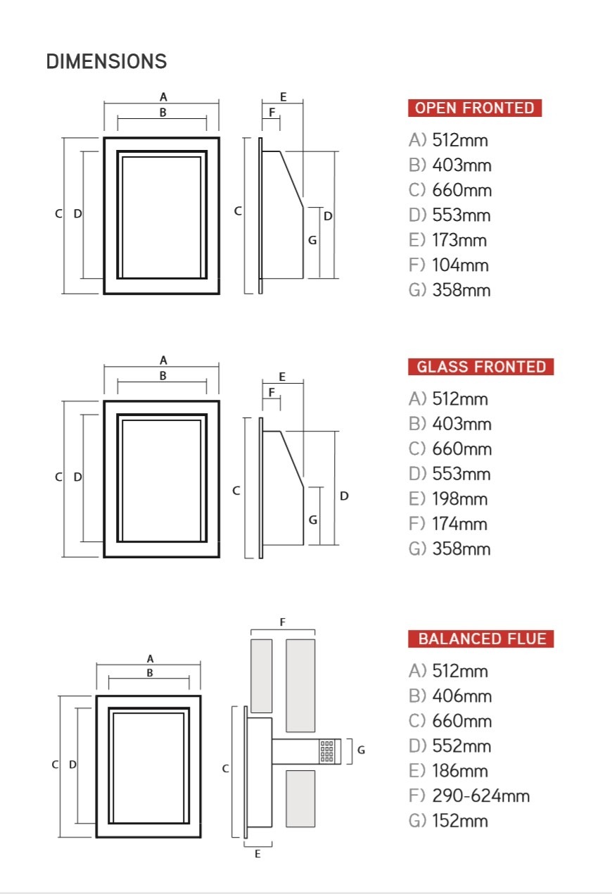 Wildfire Ellipsis Hole in the wall gas fire