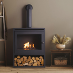 OKO S6 Bio Ethanol Stove With Log Store