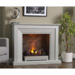 Napoli free standing electric fireplace suite